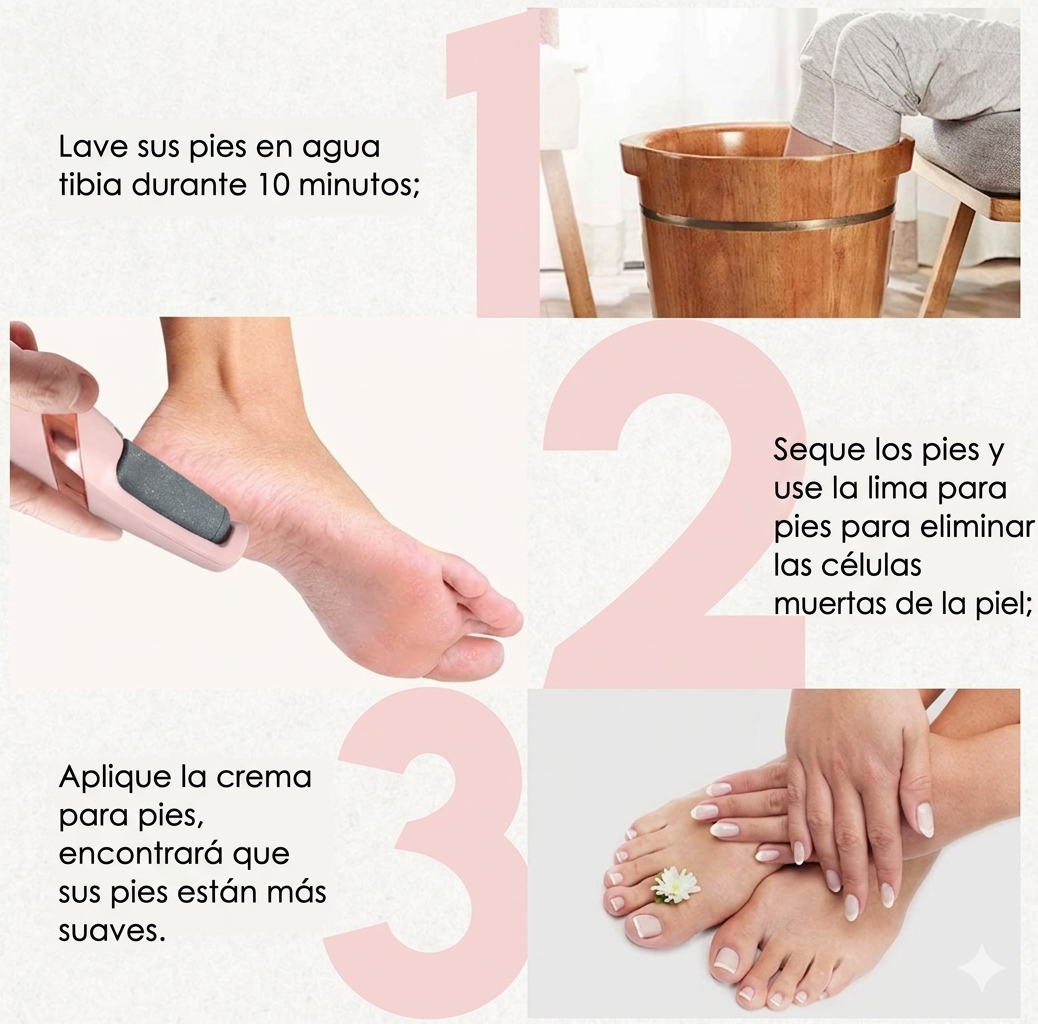 Removedor de Callos Eléctrico Recargable