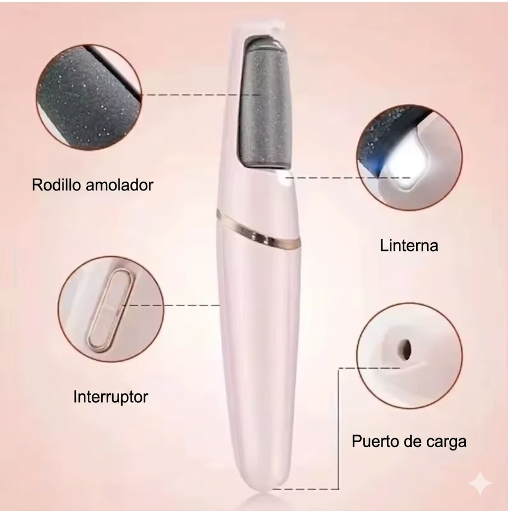 Removedor de Callos Eléctrico Recargable
